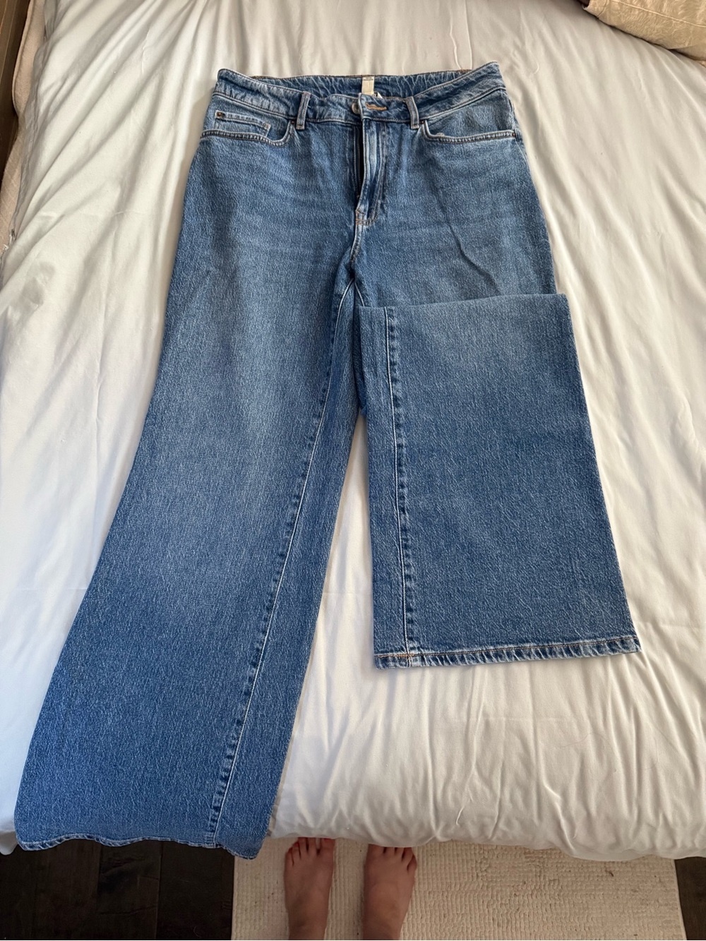 Higher Rise Wide-Leg Women's Jeans - Blue
RW-Co size 30